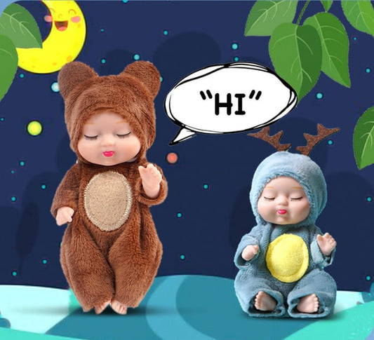🐰 Easter Early Sale Funny Baby Pose & Play Dolls – Bend, Dress & Smile! 👶✨ Joint Movable • Mix & Match Outfits • Safe Soft Velvet • 3+ Months