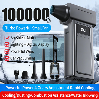 Air Blaster Pro: 4-in-1 Powerhouse for Snow, Pets, Fires & Debris