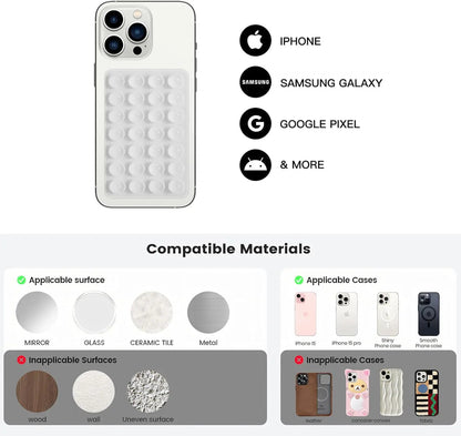 24 silicone suction cups
