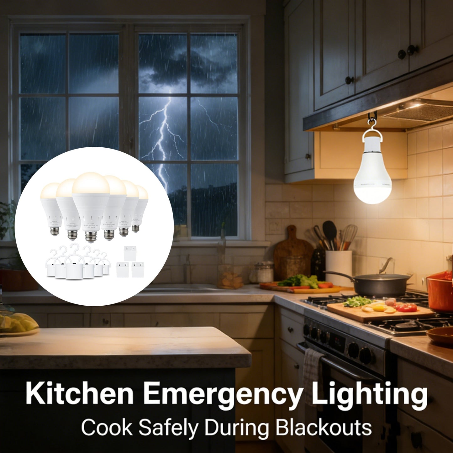 💜Official Authorized | Rechargeable Emergency Light Bulbs 💡