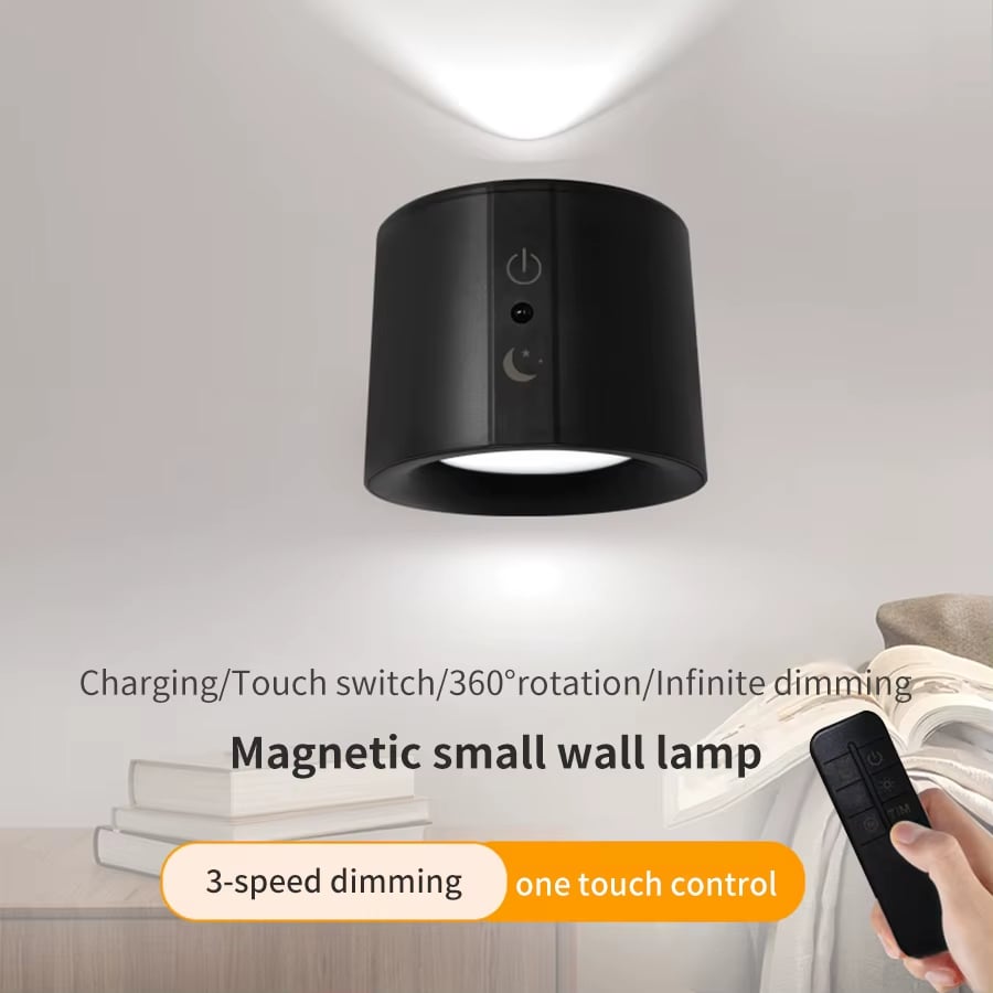 Rechargeable 360° Dual-Sided Touch Wall Lamp 2-Pack