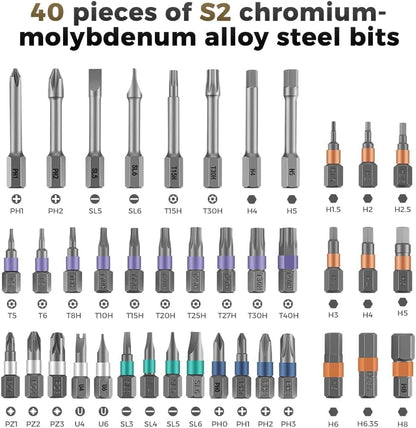 Magnetic Screwdriver Set, DIY Ratchet Mini Removable Self-Assembly Precision Screwdriver Tool Kit