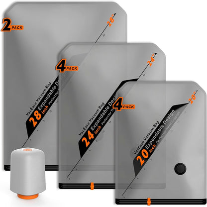 Rechargeable Wireless Pump Travel Storage Bags Set