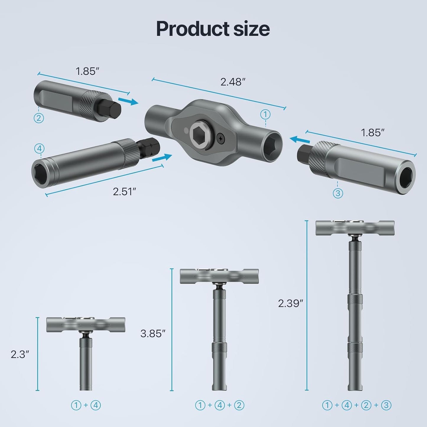 Magnetic Screwdriver Set, DIY Ratchet Mini Removable Self-Assembly Precision Screwdriver Tool Kit