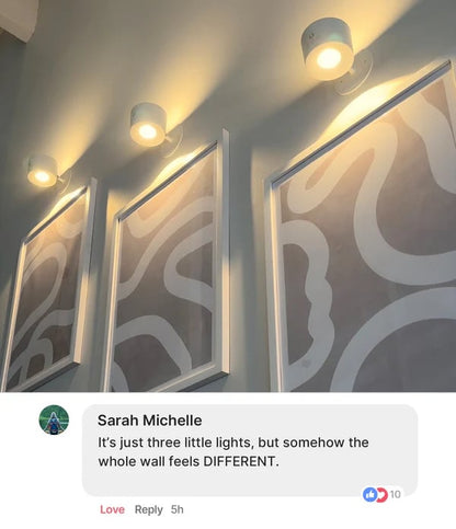 Rechargeable 360° Dual-Sided Touch Wall Lamp 2-Pack