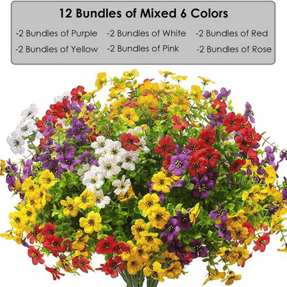 🌸Last Day Sale 60% OFF💐 UV Resistant Colorful Artificial Flower