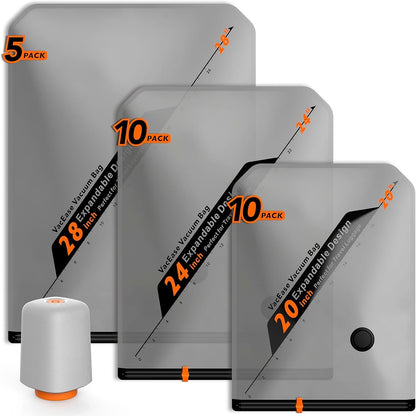 Rechargeable Wireless Pump Travel Storage Bags Set