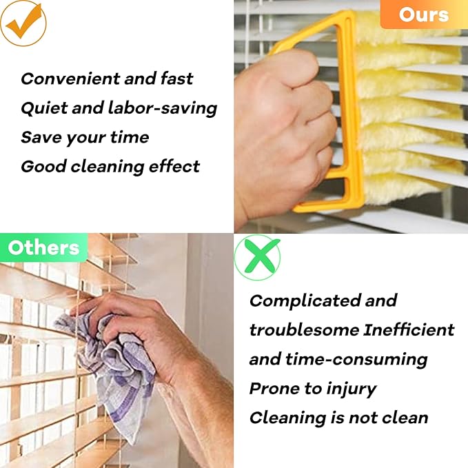 Deep Clean Your Blinds in Seconds — No More Dust, No More Allergies! 🧼✨