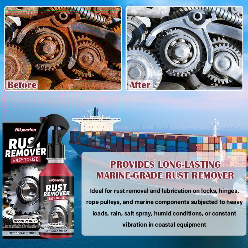 🔥2026 SALE - Nano Metal Rust Remover Polishing Spray For Tools, Cars, Bikes, Grills, Bolts, Firearms & More