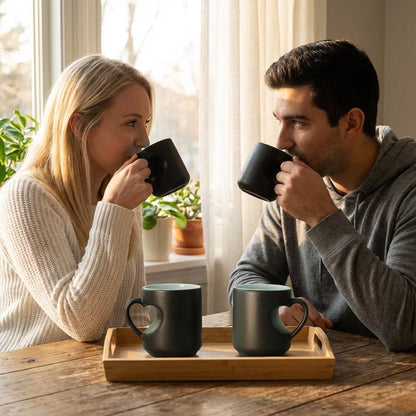 ✨Heart-shaped Color-changing Ceramic Mug
