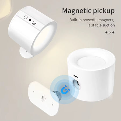 Rechargeable 360° Dual-Sided Touch Wall Lamp 2-Pack
