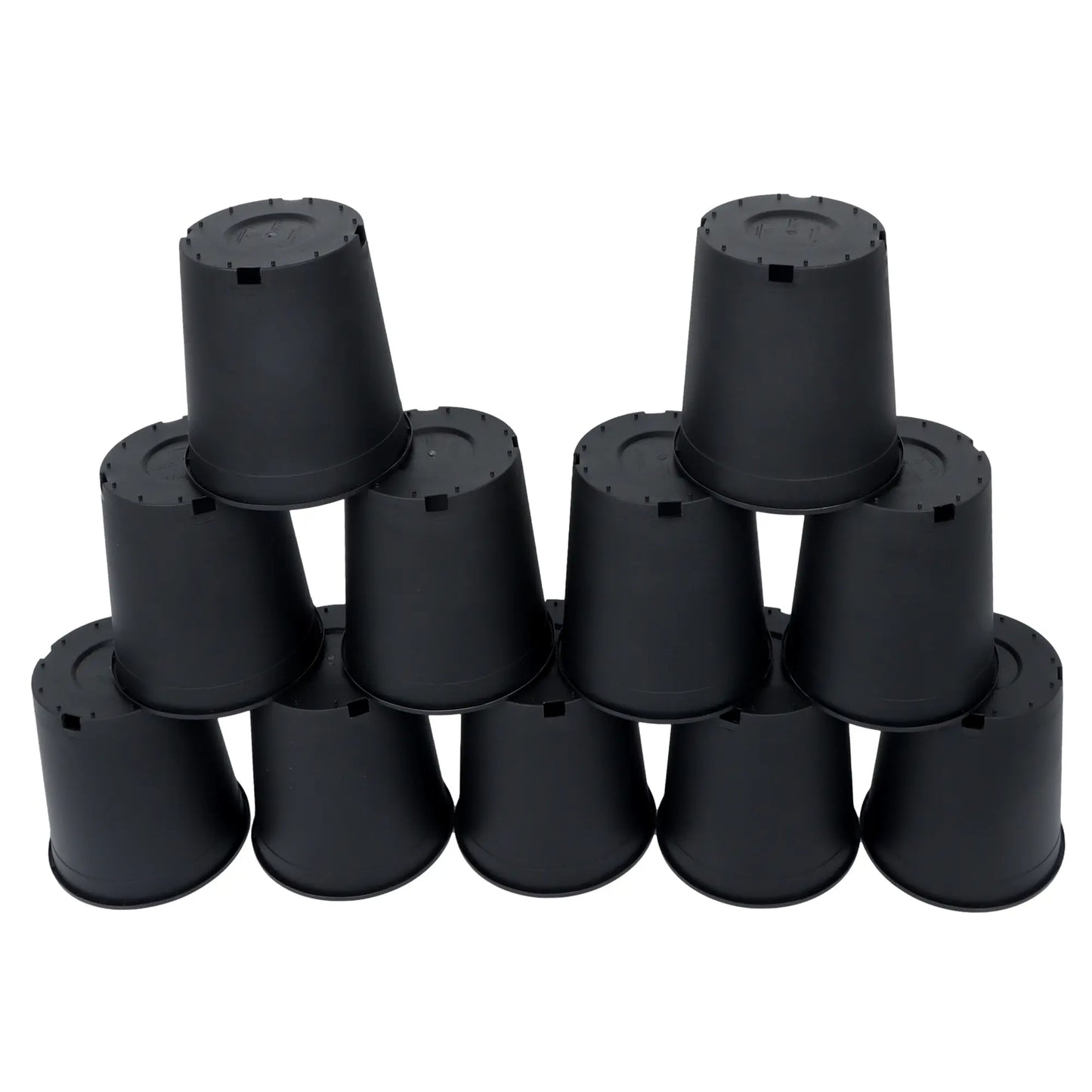 10PC Pro-Grade Heavy Duty Garden Grow Pots – Strong Root Support for Flowers, Vegetables & Seedlings