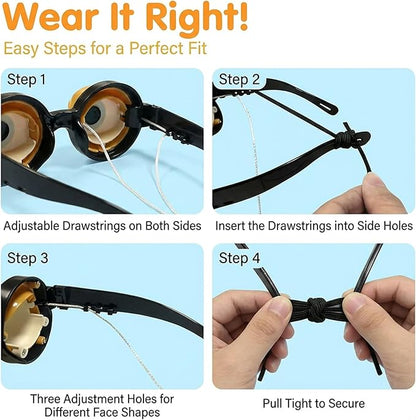 49% OFF🎉🎉Novelty Funny Glasses with Winking Eye Mechanism
