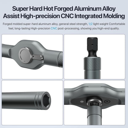 Magnetic Screwdriver Set, DIY Ratchet Mini Removable Self-Assembly Precision Screwdriver Tool Kit