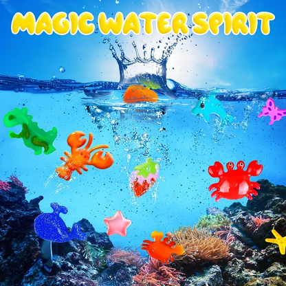 Magic Water Fairy Slime Kit - DIY with 20 Magical Gels & 14 Molds, Creative Craft Gift for Birthdays & Parties