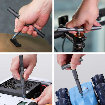 Magnetic Screwdriver Set, DIY Ratchet Mini Removable Self-Assembly Precision Screwdriver Tool Kit