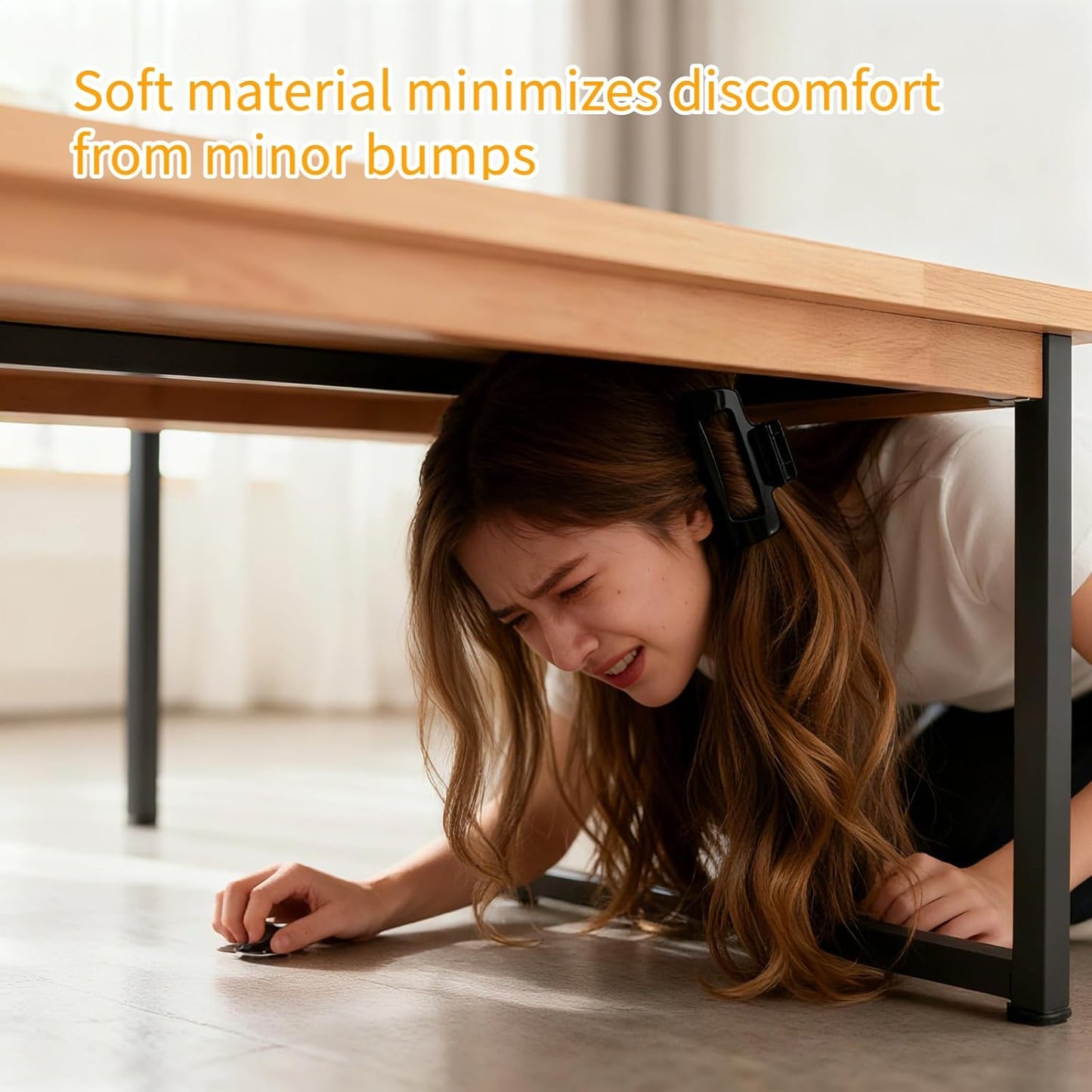 Shark Clip: Shatterproof & Break-Resistant, Hair Claws Protects Head from Impact