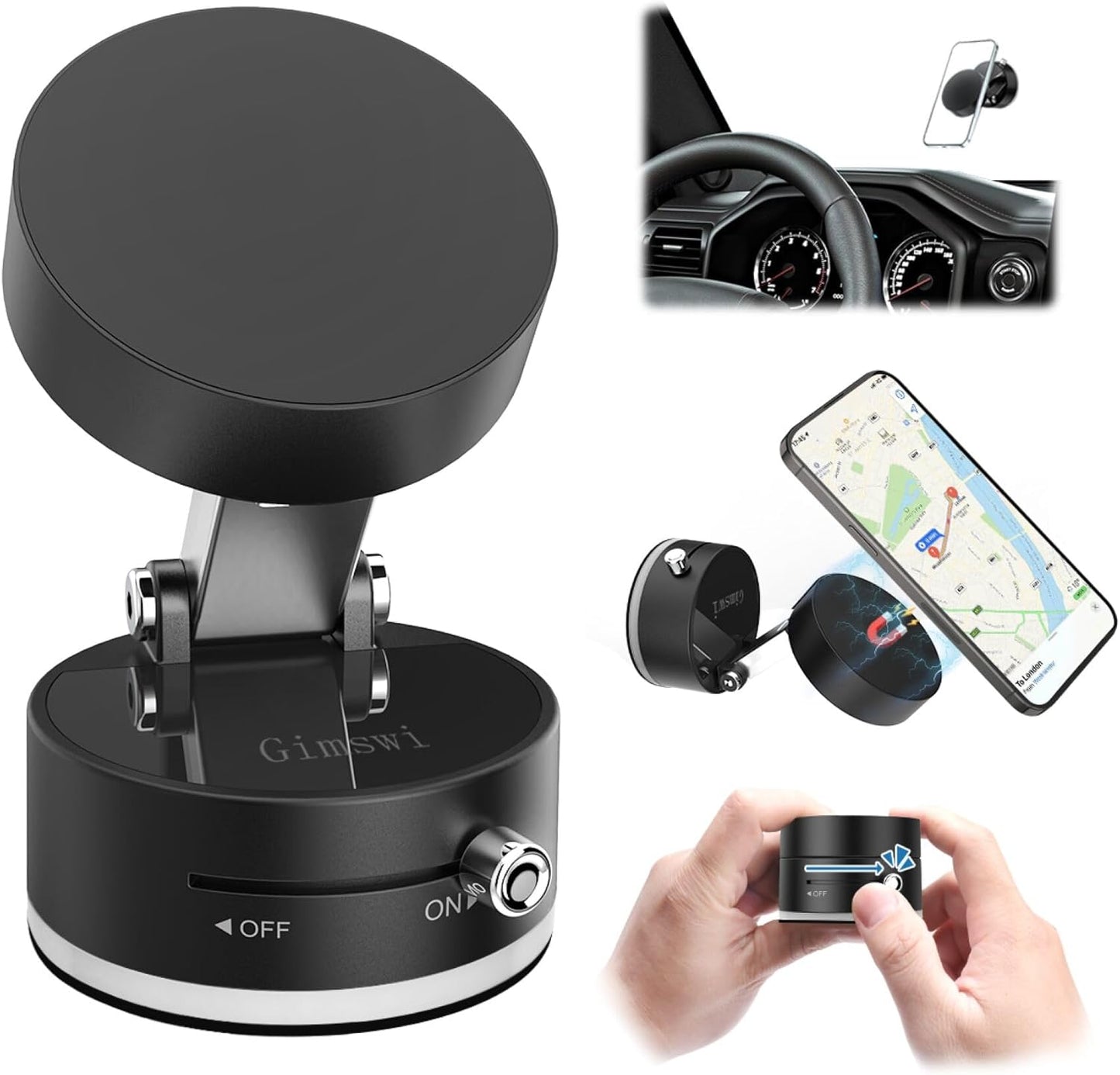 Vacuum Magnetic Phone Holder