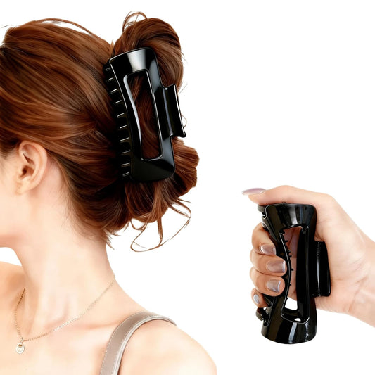 Shark Clip: Shatterproof & Break-Resistant, Hair Claws Protects Head from Impact