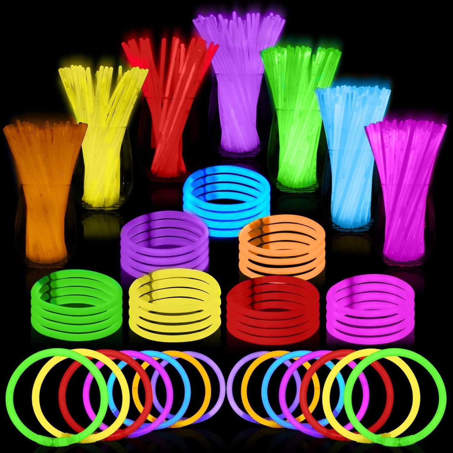 🔥PartySticks Glow Sticks Party Supplies 100pk