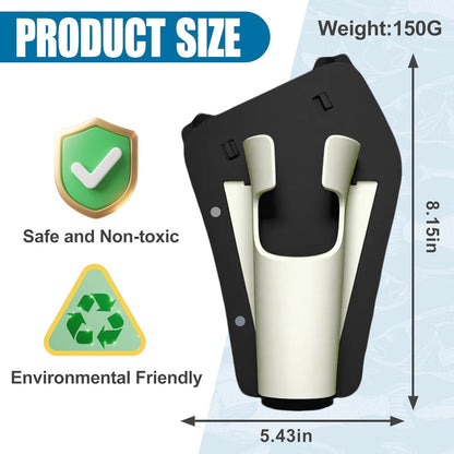 Sliding-In Fishing Rod Holder Waist Belt – Hands-Free Rod Holster for Fly Fishing & Shore Fishing, Quick Release, Durable Adjustable Belt Clip Rod Holder for Outdoor Anglers, Gift for Fisherman