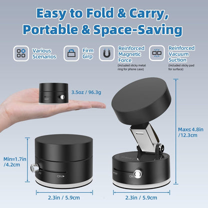 Vacuum Magnetic Phone Holder