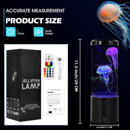 12'' Remote Control Jellyfish Lamp | 7-Color Fantasy Ambient Light✨