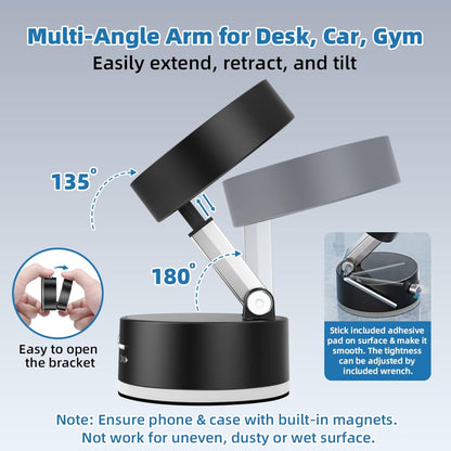Vacuum Magnetic Phone Holder