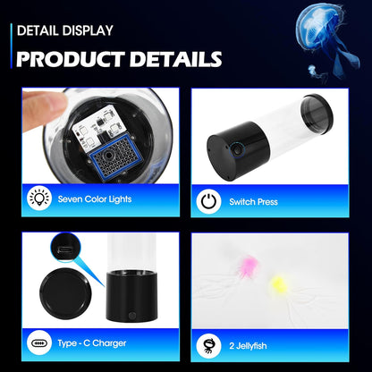 12'' Remote Control Jellyfish Lamp | 7-Color Fantasy Ambient Light✨