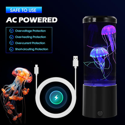 12'' Remote Control Jellyfish Lamp | 7-Color Fantasy Ambient Light✨