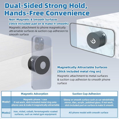 Vacuum Magnetic Phone Holder