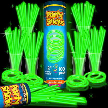 🔥PartySticks Glow Sticks Party Supplies 100pk