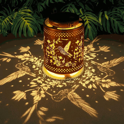 Hummingbird Solar Lanterns 🔥💡 Waterproof Garden Decor
