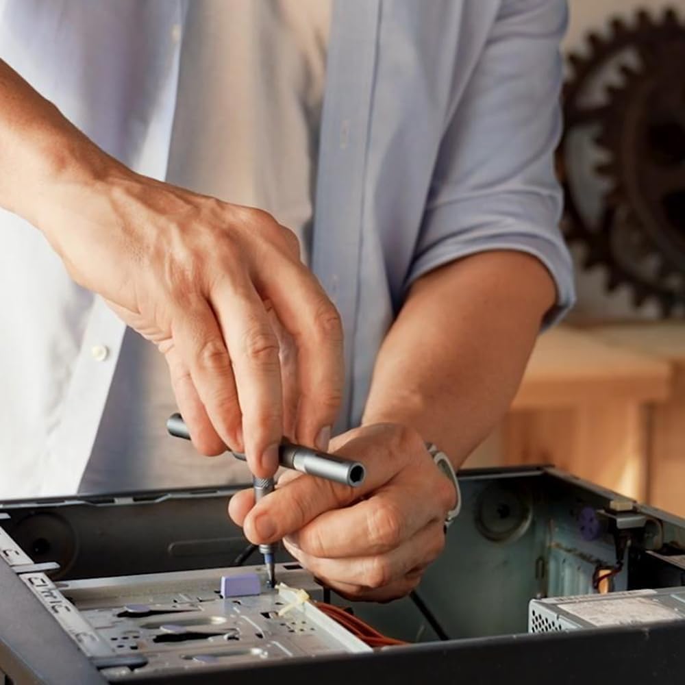 Magnetic Screwdriver Set, DIY Ratchet Mini Removable Self-Assembly Precision Screwdriver Tool Kit