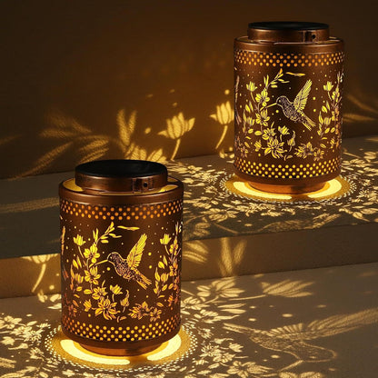 Hummingbird Solar Lanterns 🔥💡 Waterproof Garden Decor