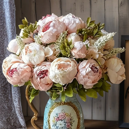 Artificial Peony Bouquet