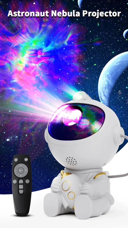 Astronaut LED Star Projector Night Light Galaxy Projectors for Home Bedroom Room Decorative Children Kids Gift Starry Sky Lamp