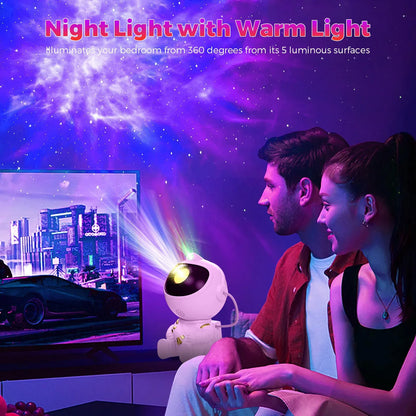 Astronaut LED Star Projector Night Light Galaxy Projectors for Home Bedroom Room Decorative Children Kids Gift Starry Sky Lamp