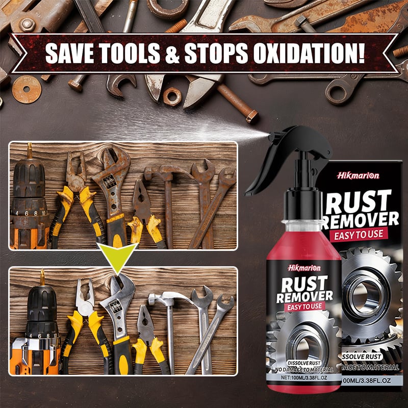 🔥2026 SALE - Nano Metal Rust Remover Polishing Spray For Tools, Cars, Bikes, Grills, Bolts, Firearms & More