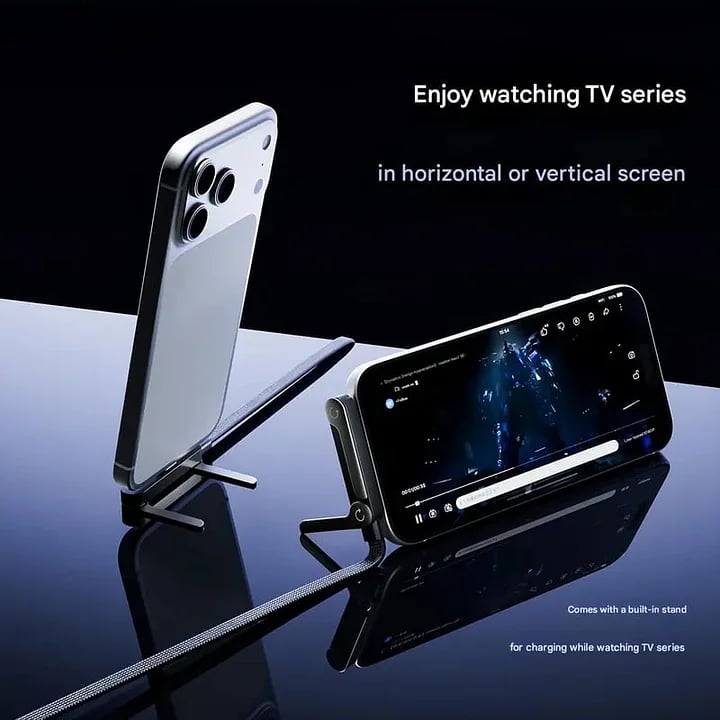 2-in-1 Invisible Holder Charger Cable