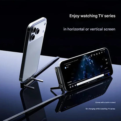 2-in-1 Invisible Holder Charger Cable