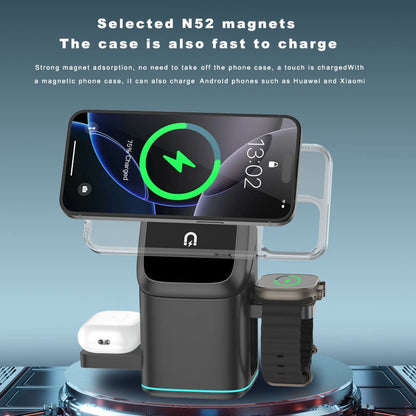 3-in-1 wireless charger-wireless multi-device charging touch pop-up charging🔋