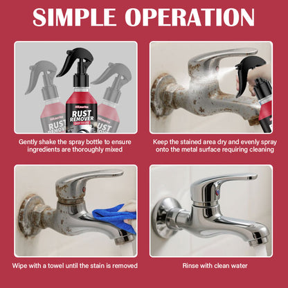 🔥2026 SALE - Nano Metal Rust Remover Polishing Spray For Tools, Cars, Bikes, Grills, Bolts, Firearms & More