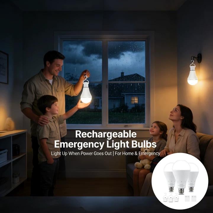 💜Official Authorized | Rechargeable Emergency Light Bulbs 💡